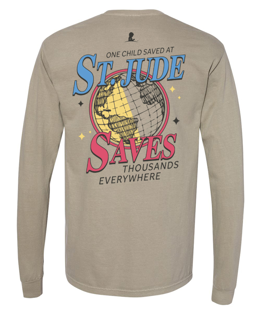 Primary image St. Jude Saves Long Sleeve Tee